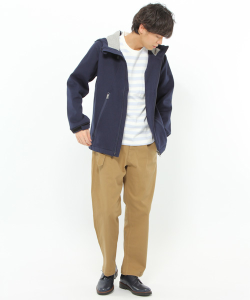 LAKOLE（ラコレ）の「【撥水】チノワイドパンツ / LAKOLE（チノパンツ・メンズ・ベージュ/ネイビー・LARGE/MEDIUM/SMALL）」の11枚目の写真