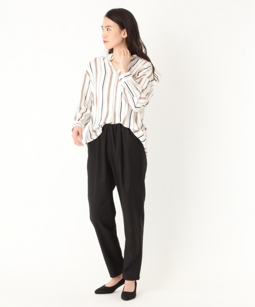 niko and...(ニコアンド)の「オリジナルTRイージーテーパードパンツ(その他パンツ・レディース・グレー/ブラック/カーキ/ネイビー・4/3)」の7枚目の写真