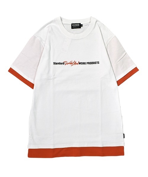 DOUBLE STEAL(ダブルスティール)の「Fake Layered S/S Tee(Tシャツ/カットソー・メンズ・ホワイト系その他/ホワイト系その他2/ブラック系その他/ブラック系その他2・MEDIUM/LARGE/X-LARGE)」の3枚目の写真