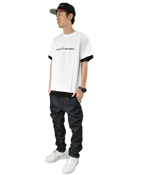 DOUBLE STEAL(ダブルスティール)の「Fake Layered S/S Tee(Tシャツ/カットソー・メンズ・ホワイト系その他/ホワイト系その他2/ブラック系その他/ブラック系その他2・MEDIUM/LARGE/X-LARGE)」の9枚目の写真
