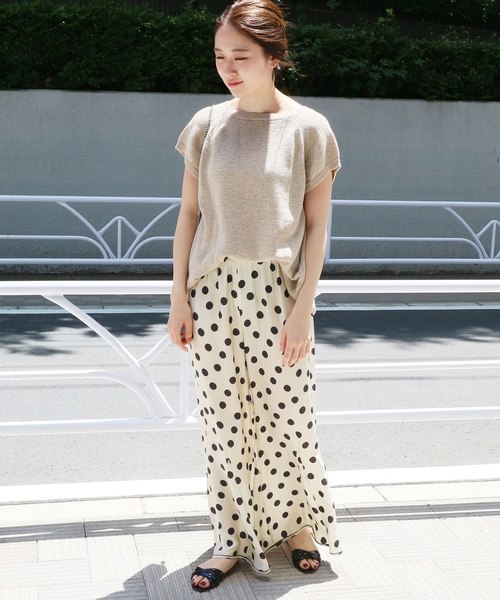★美品★ IENA イエナ テープヤン プルオーバー ニット ベージュ ☆美品☆ IENA イエナ テープヤン プルオーバー ニット ベージュ