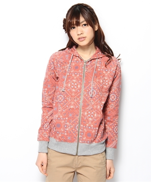 チチカカ（チチカカ）の「バンダナパーカー（パーカー・レディース・レッド/ブルー/イエロー・MEDIUM/LARGE）」の4枚目の写真