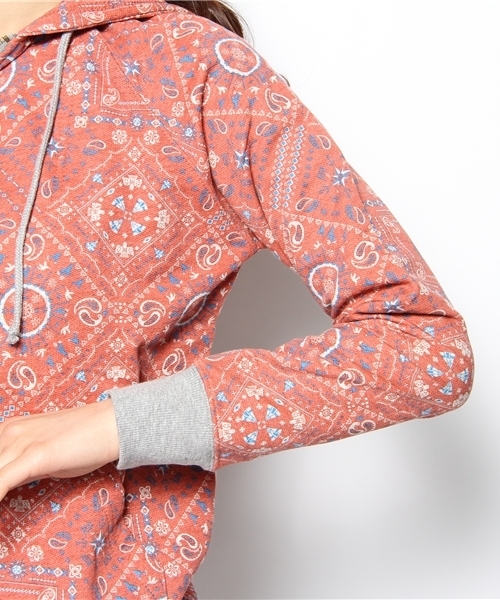 チチカカ（チチカカ）の「バンダナパーカー（パーカー・レディース・レッド/ブルー/イエロー・MEDIUM/LARGE）」の8枚目の写真