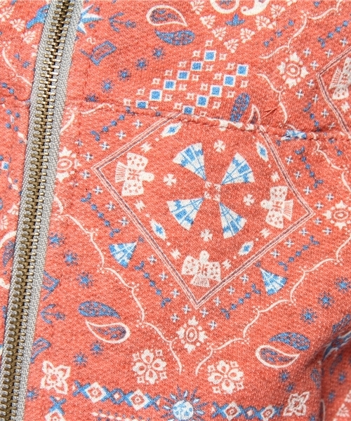 チチカカ（チチカカ）の「バンダナパーカー（パーカー・レディース・レッド/ブルー/イエロー・MEDIUM/LARGE）」の10枚目の写真