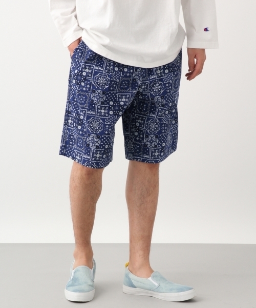 RAGEBLUE（レイジブルー）の「柄ショーツ/798661（その他パンツ・メンズ・ブラック/ネイビー・LARGE/MEDIUM）」の2枚目の写真