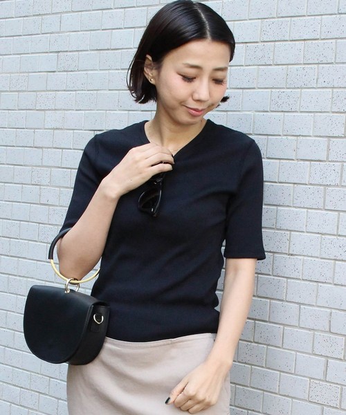 DEUXIEME CLASSE - AP STUDIO C/P Rib Tシャツ Deuxieme Classe（ドゥーズィエムクラス）の「◇AP STUDIO C/P
