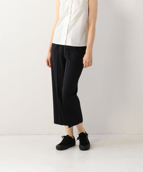 Steven Alan（スティーブンアラン）の「＜Steven Alan＞TWILL CROPPED WIDE PANTS/パンツ（その他パンツ・レディース・ダークグリーン/ブラック/ライトブルー/ネイビー・SMALL/MEDIUM）」の4枚目の写真