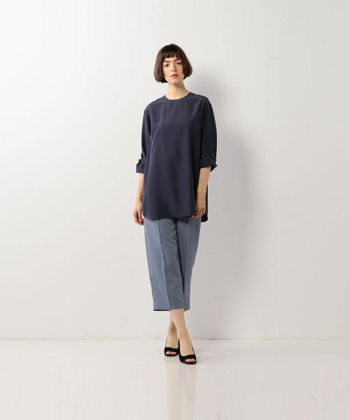 Steven Alan（スティーブンアラン）の「＜Steven Alan＞TWILL CROPPED WIDE PANTS/パンツ（その他パンツ・レディース・ダークグリーン/ブラック/ライトブルー/ネイビー・SMALL/MEDIUM）」の11枚目の写真