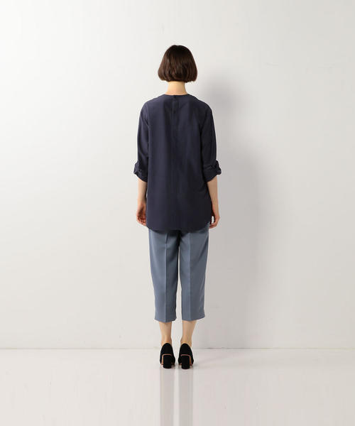 Steven Alan（スティーブンアラン）の「＜Steven Alan＞TWILL CROPPED WIDE PANTS/パンツ（その他パンツ・レディース・ダークグリーン/ブラック/ライトブルー/ネイビー・SMALL/MEDIUM）」の9枚目の写真