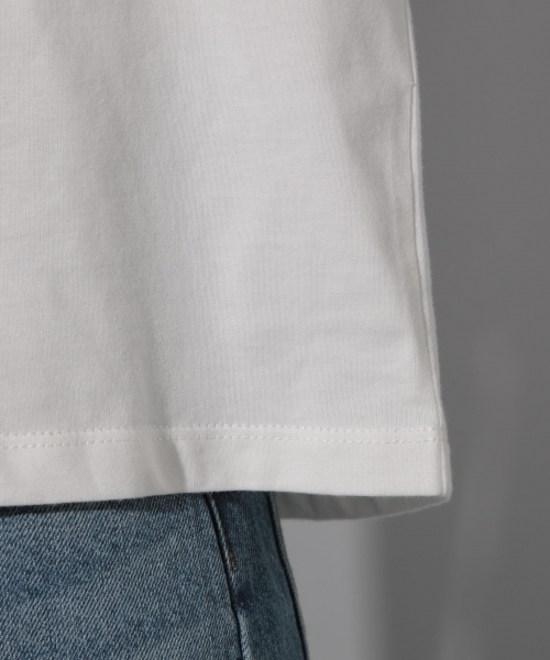 PAGEBOY(ページボーイ)の「VネックユルTシャツ(Tシャツ/カットソー・レディース・ブラック/オフホワイト/スモークグレー/ホワイト系その他・FREE)」の16枚目の写真