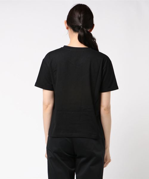 PAGEBOY(ページボーイ)の「VネックユルTシャツ(Tシャツ/カットソー・レディース・ブラック/オフホワイト/スモークグレー/ホワイト系その他・FREE)」の6枚目の写真