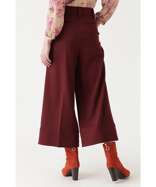 JILL STUART（ジルスチュアート）の「◆カティア クロップドパンツ（その他パンツ・レディース・ベージュ/ボルドー・2/4）」の3枚目の写真