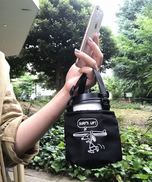 PEANUTS(ピーナッツ)の「PEANUTS(ピーナッツ)×ルートート/SC.ルーカップ-3X(グラス/マグカップ/タンブラー)」|ブラック