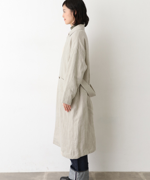 新品【かぐれ】リネンジレコート かぐれ（カグレ）の「コットンリネンジレワンピース（ワンピース