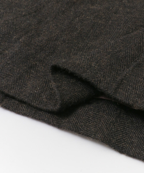 かぐれ（カグレ）の「リネンウールショップコート（ステンカラーコート