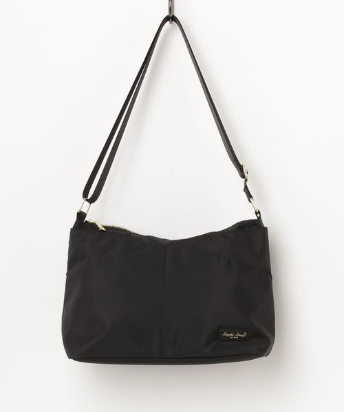 Legato Largo（レガートラルゴ）の「【Legato Largo】レガートラルゴ 撥水ポリキャンバス10ポケショルダーバッグ（ショルダーバッグ・レディース・グレー/ブラック/ワインレッド/マスタード/ダークブルー・FREE）」の9枚目の写真