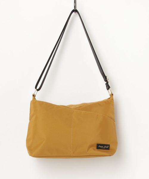 Legato Largo（レガートラルゴ）の「【Legato Largo】レガートラルゴ 撥水ポリキャンバス10ポケショルダーバッグ（ショルダーバッグ・レディース・グレー/ブラック/ワインレッド/マスタード/ダークブルー・FREE）」の11枚目の写真