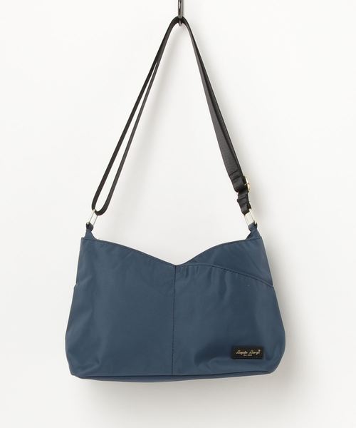 Legato Largo（レガートラルゴ）の「【Legato Largo】レガートラルゴ 撥水ポリキャンバス10ポケショルダーバッグ（ショルダーバッグ・レディース・グレー/ブラック/ワインレッド/マスタード/ダークブルー・FREE）」の4枚目の写真