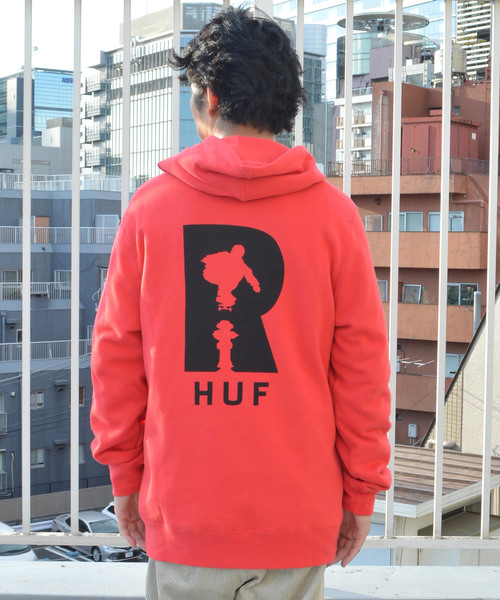 HUF(ハフ)の「HUF/ハフ REAL HUF P/O HOODIE(パーカー・メンズ・レッド/ブラック・M/L/XL)」の14枚目の写真