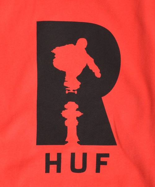 HUF(ハフ)の「HUF/ハフ REAL HUF P/O HOODIE(パーカー・メンズ・レッド/ブラック・M/L/XL)」の6枚目の写真