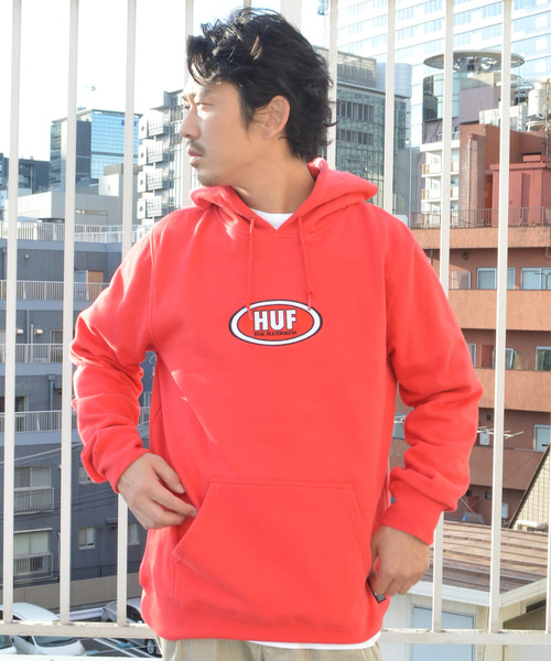 HUF(ハフ)の「HUF/ハフ REAL HUF P/O HOODIE(パーカー・メンズ・レッド/ブラック・M/L/XL)」の9枚目の写真