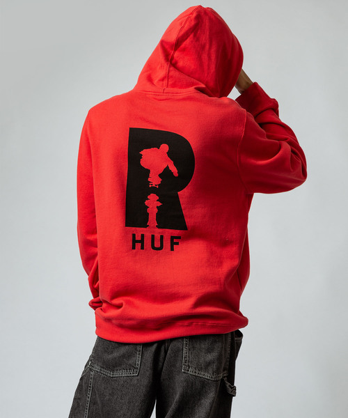 HUF(ハフ)の「HUF/ハフ REAL HUF P/O HOODIE(パーカー・メンズ・レッド/ブラック・M/L/XL)」の10枚目の写真