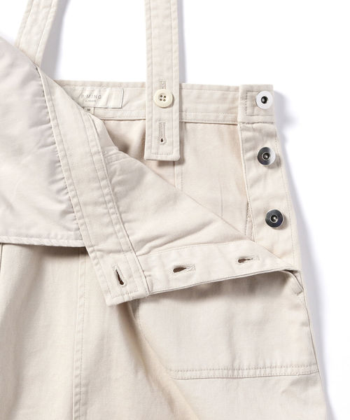 B:MING by BEAMS（ビーミングバイビームス）の「B:MING by BEAMS / ベイカー ジャンパースカート 19SS（ワンピース・レディース・ブラック/オリーブ/サンドベージュ・SMALL/MEDIUM）」の11枚目の写真