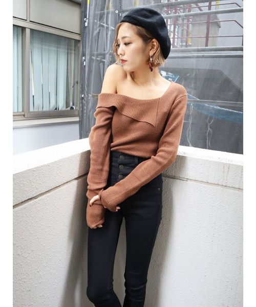 EMODA(エモダ)の「【ELDER】NUDEハイウエストデニム(デニムパンツ・レディース・ブラック/インディゴブルー/ブルー・SMALL/MEDIUM/X-SMALL)」の4枚目の写真