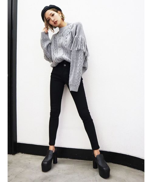 EMODA(エモダ)の「【ELDER】NUDEハイウエストデニム(デニムパンツ・レディース・ブラック/インディゴブルー/ブルー・SMALL/MEDIUM/X-SMALL)」の8枚目の写真