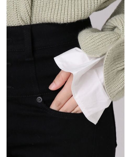 EMODA(エモダ)の「【ELDER】NUDEハイウエストデニム(デニムパンツ・レディース・ブラック/インディゴブルー/ブルー・SMALL/MEDIUM/X-SMALL)」の17枚目の写真