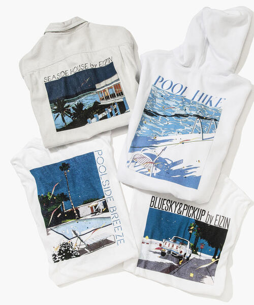 BEAUTY&YOUTH UNITED ARROWS（ビューティーアンドユースユナイテッドアローズ）の「【別注】 ＜EIZIN SUZUKI＞ TEE 1/Tシャツ（Tシャツ/カットソー・メンズ・ホワイト・M/S/XL/L）」の3枚目の写真