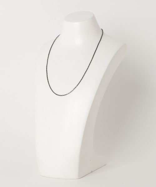 Anthe(アンテ)の「Anthe by yarka / stainless necklacce chain square type(ネックレス・メンズ・ブラック/シルバー/ゴールド・FREE)」の4枚目の写真