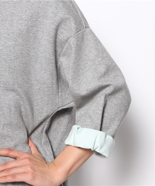 Another Edition（アナザーエディション）の「AE BONDING OP（ワンピース・レディース・オフホワイト/グレー/ライトブルー・フリー）」の10枚目の写真