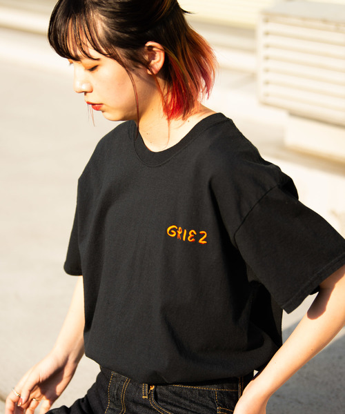 GRIEZ(グリーズ)の「GRIEZ GIRLSプリントTシャツ(Tシャツ/カットソー・メンズ・ホワイト/ブラック・MEDIUM/LARGE)」の17枚目の写真