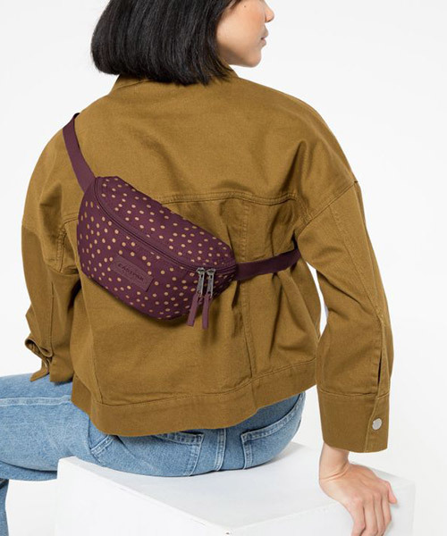 EASTPAK(イーストパック )の「SPRINGER SUPERGRADE ミニショルダー/ウエストバッグ(ボディバッグ/ウエストポーチ)」|ワインレッド