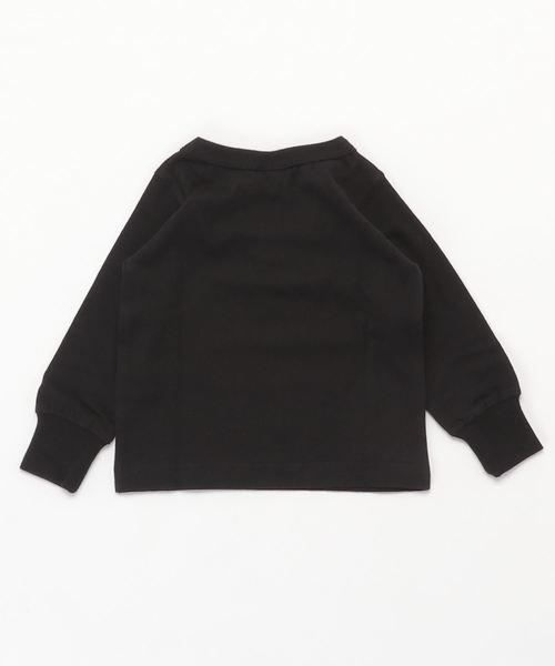 Champion(チャンピオン)の「【Champion/チャンピオン】キッズ ロングスリーブTシャツ(Tシャツ/カットソー・キッズ・オフホワイト/グレー/ネイビー/ブラック・90/100/110/120/130/140)」の5枚目の写真