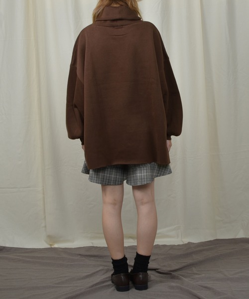 PairPair（ペアペア）の「ロゴ刺繍タートルネックプルオーバー（Tシャツ/カットソー・レディース・ブラウン系その他/ピンク系その他/ライトベージュ・FREE）」の15枚目の写真