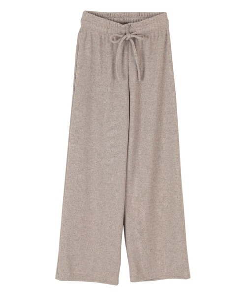 titivate(ティティベイト)の「ストレートリブパンツ(その他パンツ・レディース・ブラック/ベージュ/チャコール・M)」の6枚目の写真