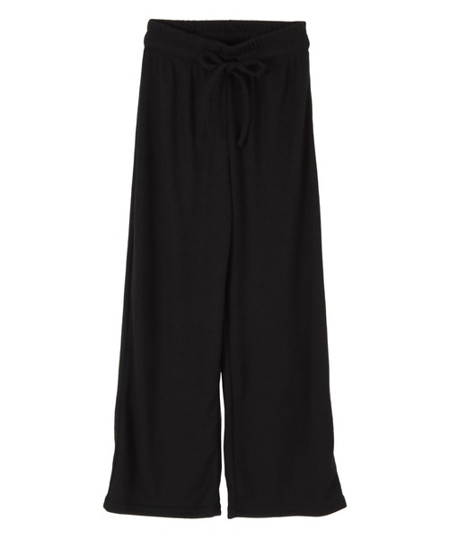 titivate(ティティベイト)の「ストレートリブパンツ(その他パンツ・レディース・ブラック/ベージュ/チャコール・M)」の4枚目の写真