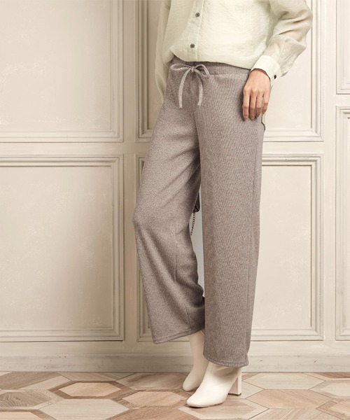 titivate(ティティベイト)の「ストレートリブパンツ(その他パンツ・レディース・ブラック/ベージュ/チャコール・M)」の12枚目の写真