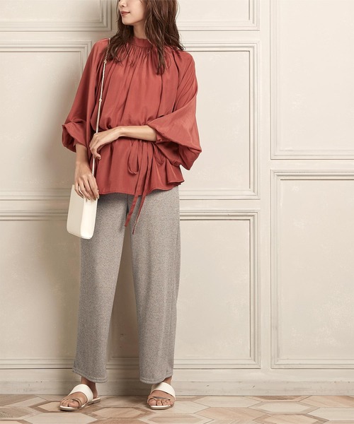 titivate(ティティベイト)の「ストレートリブパンツ(その他パンツ・レディース・ブラック/ベージュ/チャコール・M)」の15枚目の写真