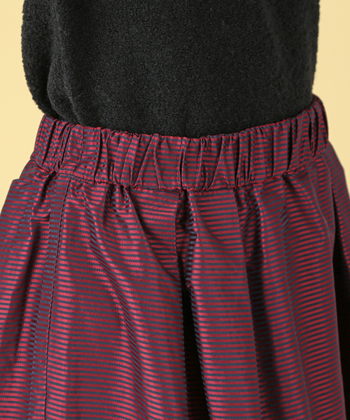 Demi-Luxe BEAMS（デミルクス ビームス）の「Demi-Luxe BEAMS / ウエストギャザー タフタスカート（スカート・レディース・ブラック/ボルドー/グリーン・ONE SIZE）」の13枚目の写真