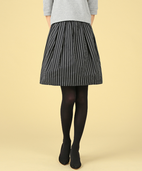 Demi-Luxe BEAMS（デミルクス ビームス）の「Demi-Luxe BEAMS / ウエストギャザー タフタスカート（スカート・レディース・ブラック/ボルドー/グリーン・ONE SIZE）」の16枚目の写真