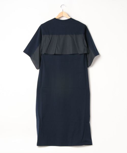 CLANEクラネ FRILL PANEL CUT OPロングワンピース