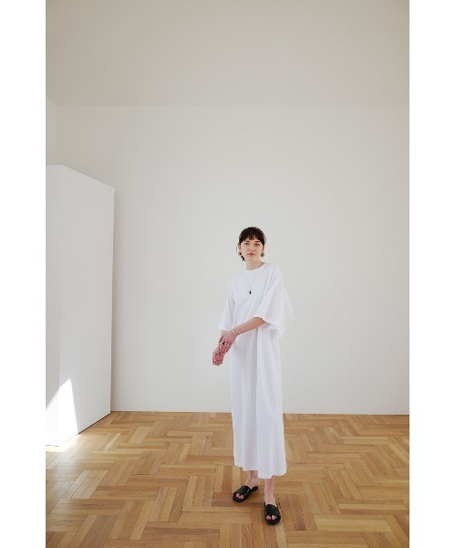 CLANEクラネ FRILL PANEL CUT OPロングワンピース