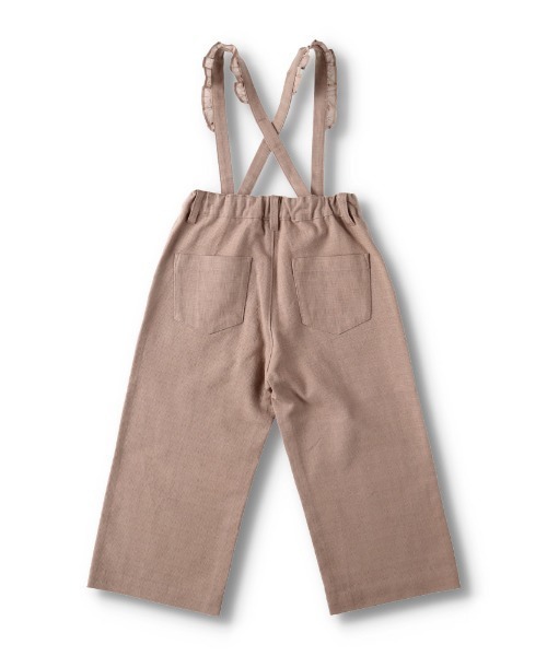 BRANSHES（ブランシェス）の「サスペンダー付ワイドパンツ（その他パンツ・キッズ・ブラウン/カーキ・90cm/110cm/100cm/120cm/130cm/140cm/150cm）」の7枚目の写真