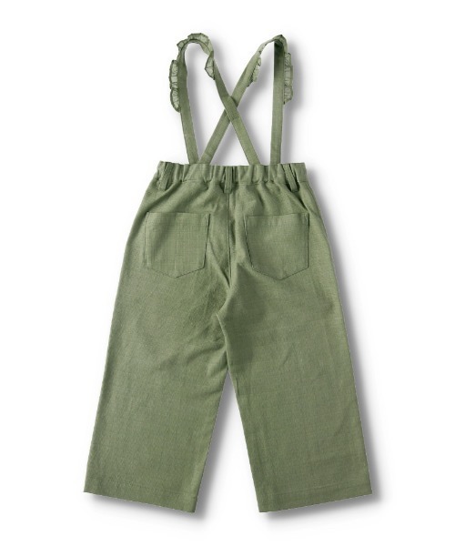 BRANSHES（ブランシェス）の「サスペンダー付ワイドパンツ（その他パンツ・キッズ・ブラウン/カーキ・90cm/110cm/100cm/120cm/130cm/140cm/150cm）」の11枚目の写真