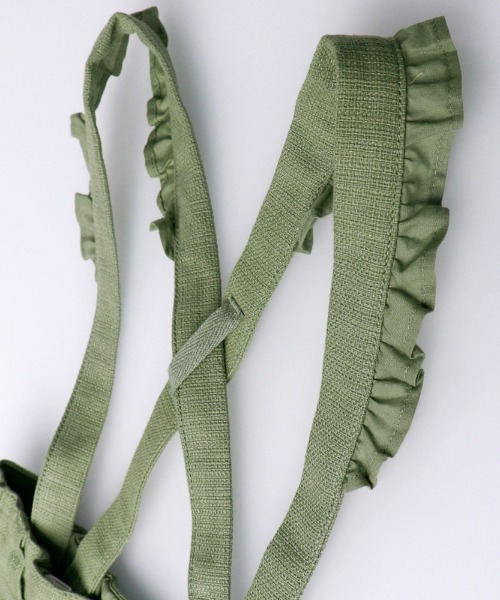 BRANSHES（ブランシェス）の「サスペンダー付ワイドパンツ（その他パンツ・キッズ・ブラウン/カーキ・90cm/110cm/100cm/120cm/130cm/140cm/150cm）」の9枚目の写真