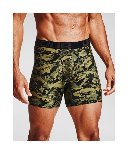 UNDER ARMOUR（アンダーアーマー）の「UAテック 6インチ シングル シーズナル(トレーニング/MEN)（ボクサーパンツ・メンズ・グレー系カモフラージュ/ブラック×レッド/グリーン系カモフラージュ/その他/ダークグレー・MD/LG/XL/XXL/SM/3XL）」の4枚目の写真