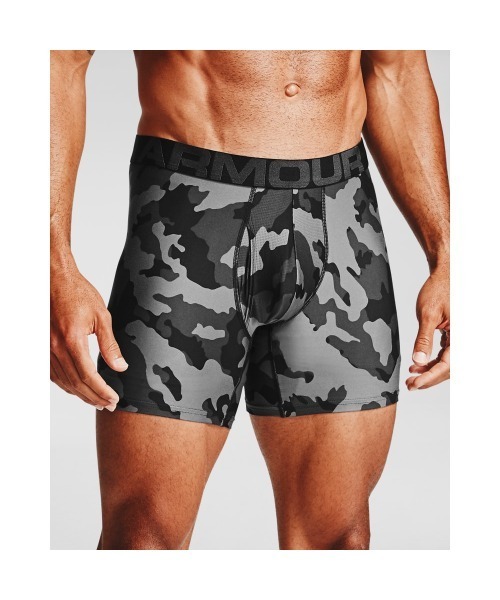 UNDER ARMOUR（アンダーアーマー）の「UAテック 6インチ シングル シーズナル(トレーニング/MEN)（ボクサーパンツ・メンズ・グレー系カモフラージュ/ブラック×レッド/グリーン系カモフラージュ/その他/ダークグレー・MD/LG/XL/XXL/SM/3XL）」の5枚目の写真